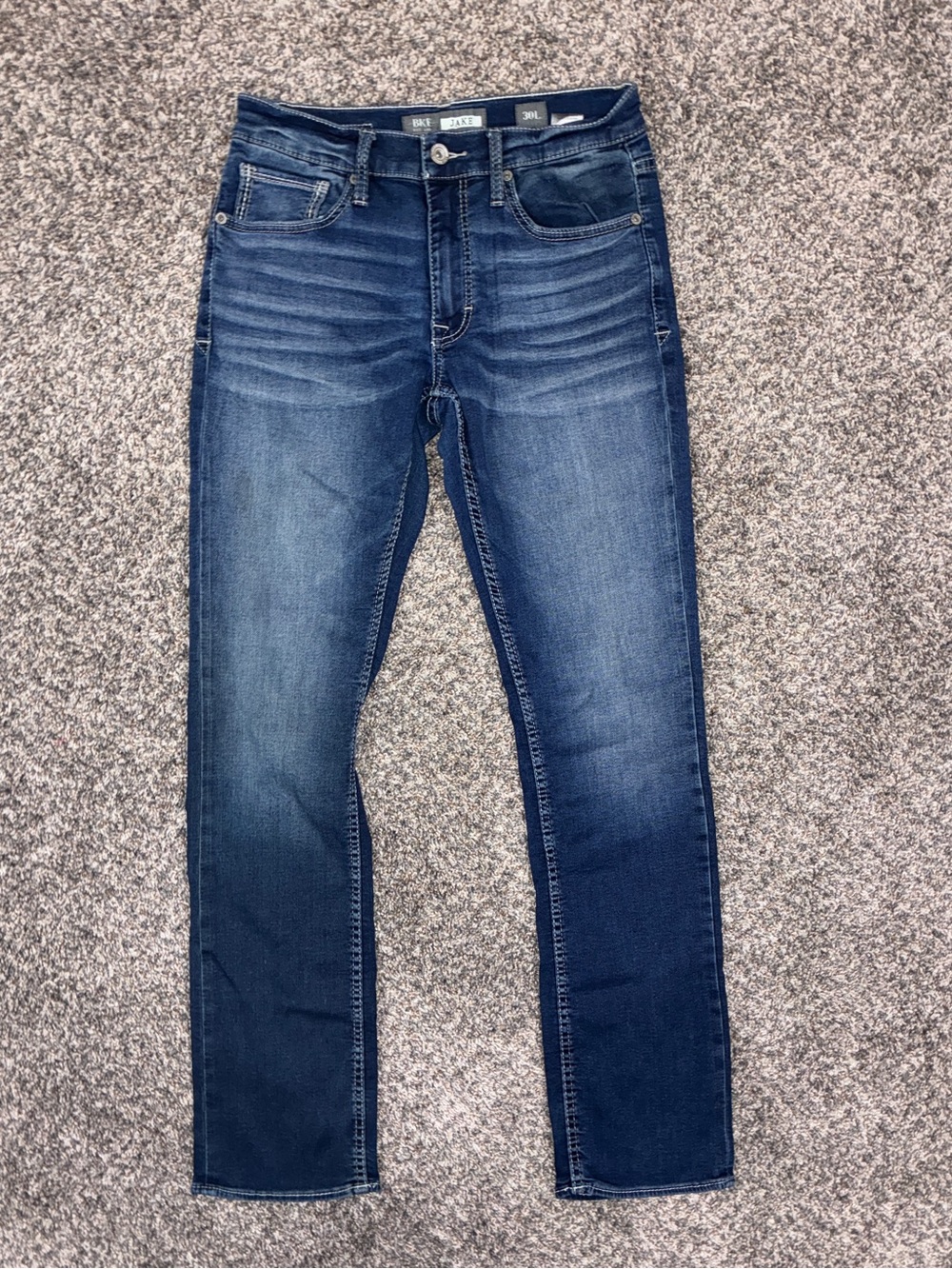 BKE Men’s Jake Straight Leg Jeans - size 30L